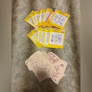 Vintage hot iron transfers bundle